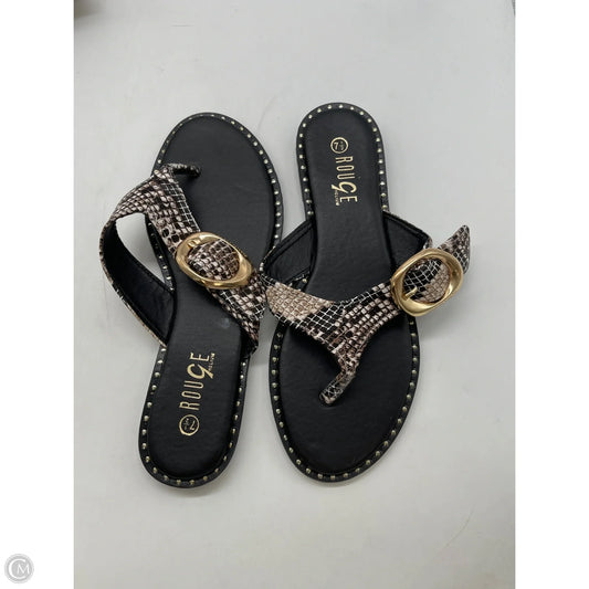 Shoes Flats By Rouge In Black, Size: 7.5
