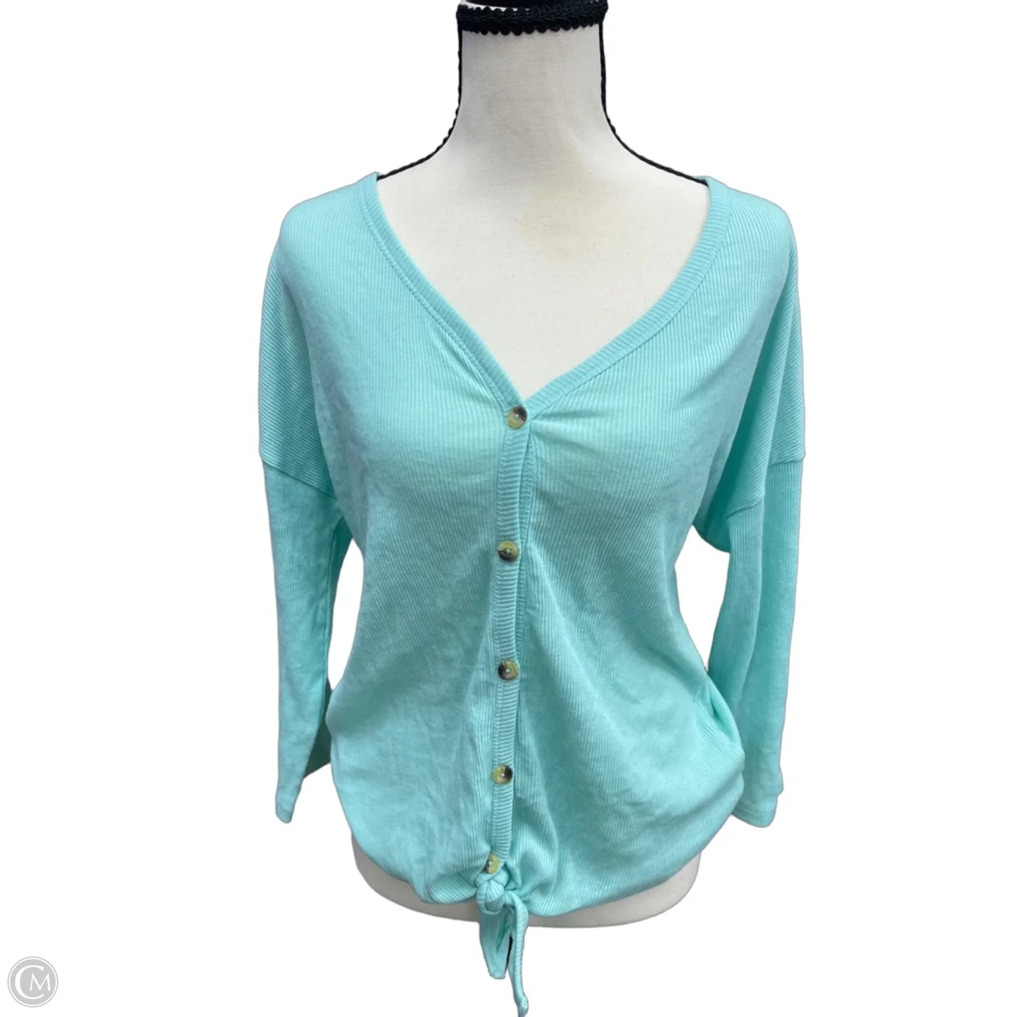 Top Long Sleeve By French Laundry In Blue, Size: S