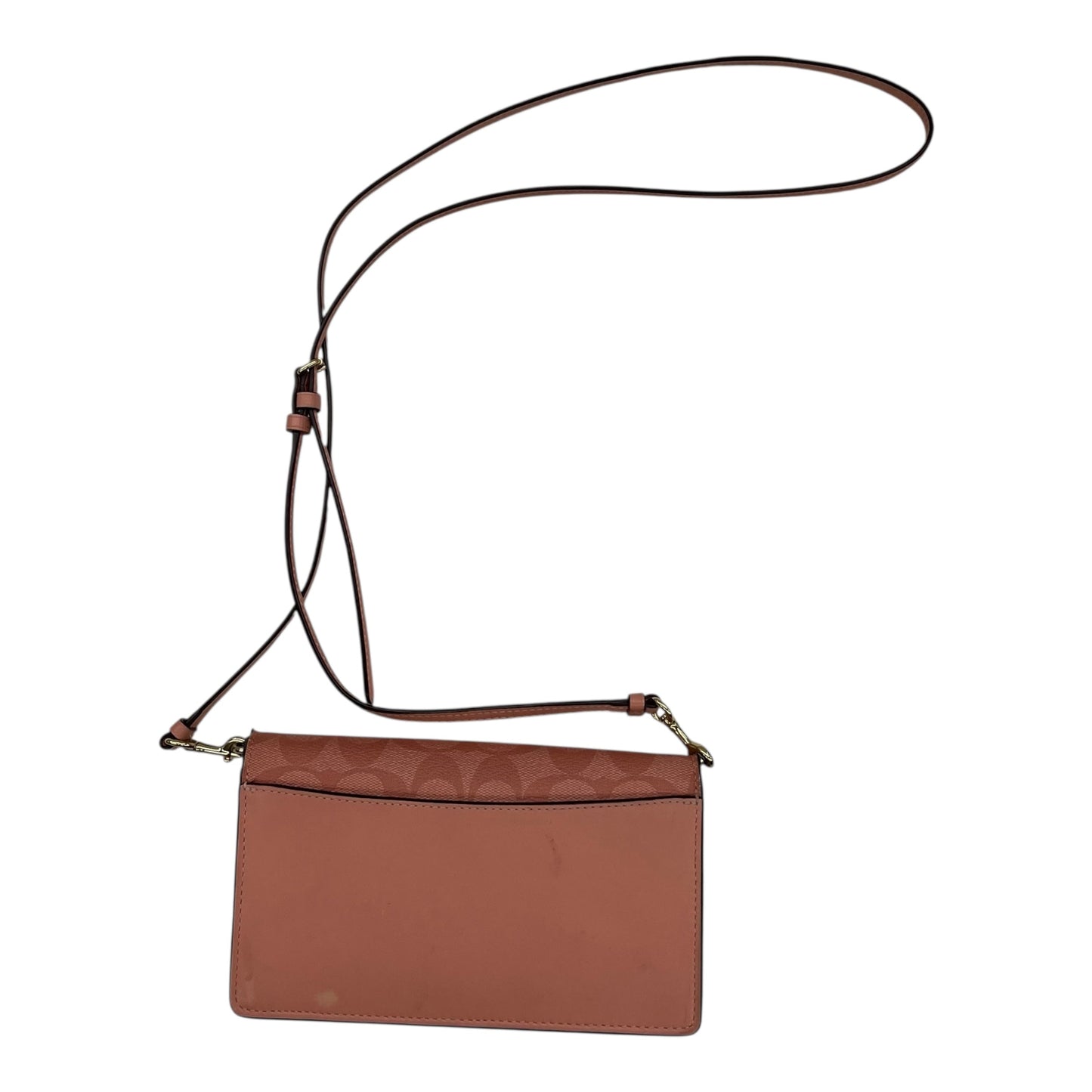 Crossbody Designer By Coach In Pink, Size:Small