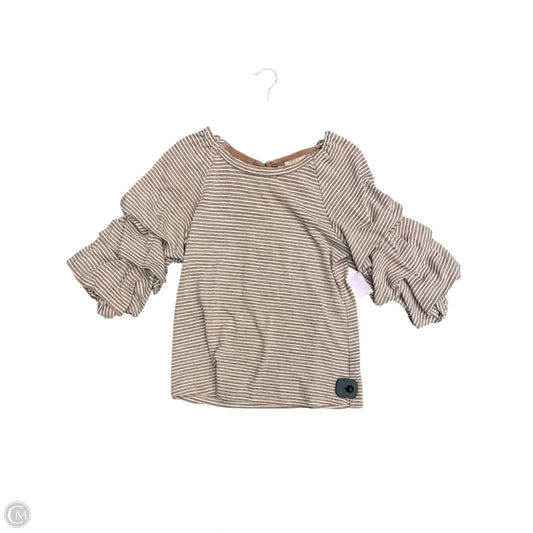 Top Long Sleeve By Skies Are Blue In Mauve, Size: S