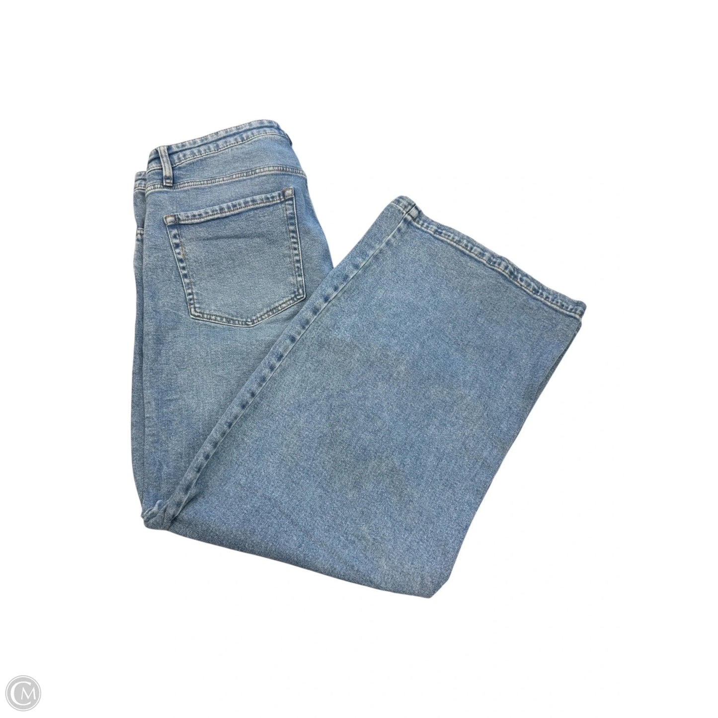 Jeans Wide Leg By Ava & Viv In Blue Denim, Size: 16