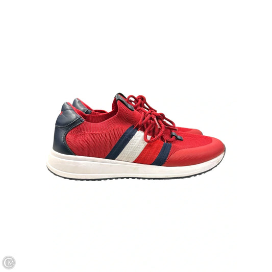 Shoes Athletic By Tommy Hilfiger In Red, Size: 8.5