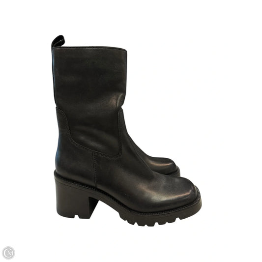Boots Knee Heels By Steve Madden In Black, Size: 5