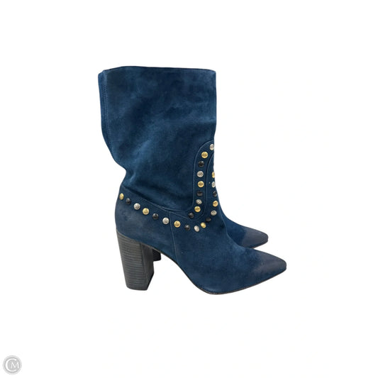 Boots Ankle Heels By Free People In Blue, Size: 7