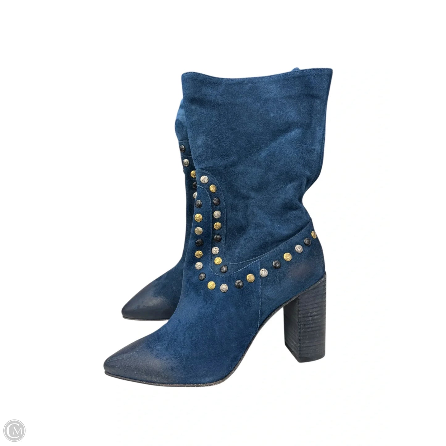 Boots Ankle Heels By Free People In Blue, Size: 7