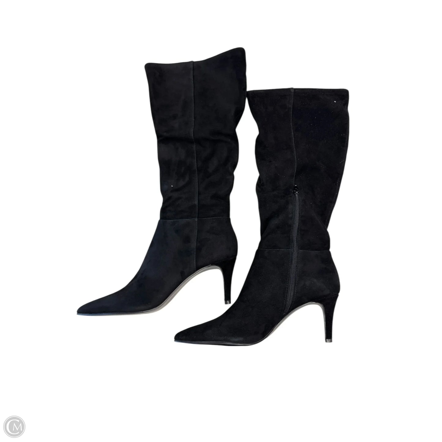 Boots Knee Heels By Steve Madden In Black, Size: 11