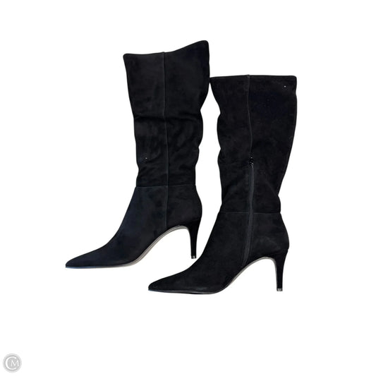 Boots Knee Heels By Steve Madden In Black, Size: 11