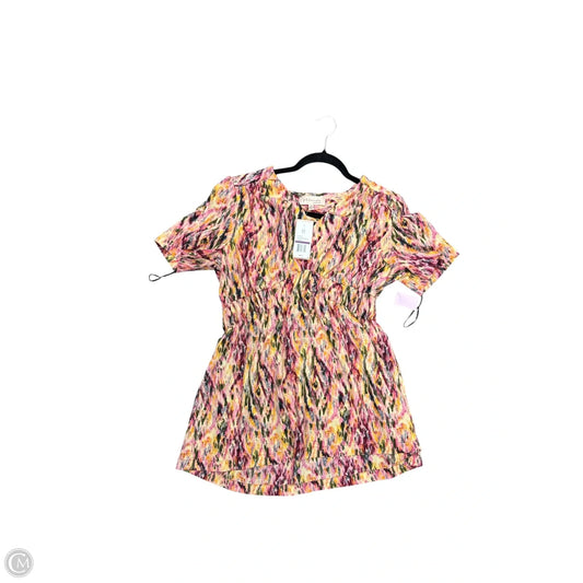 Blouse 3/4 Sleeve By Philosophy In Multi-colored, Size: M