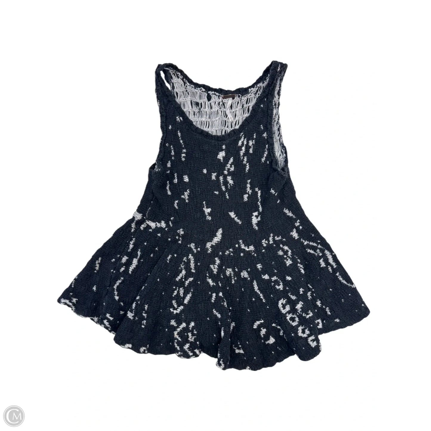 Sweater Short Sleeve By Free People In Black, Size: Xs