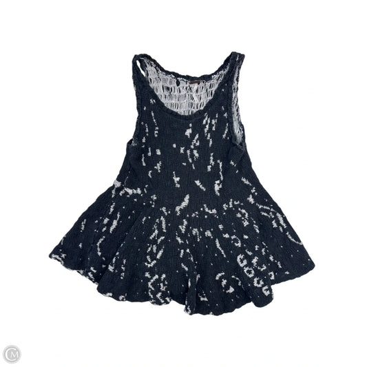 Sweater Short Sleeve By Free People In Black, Size: Xs