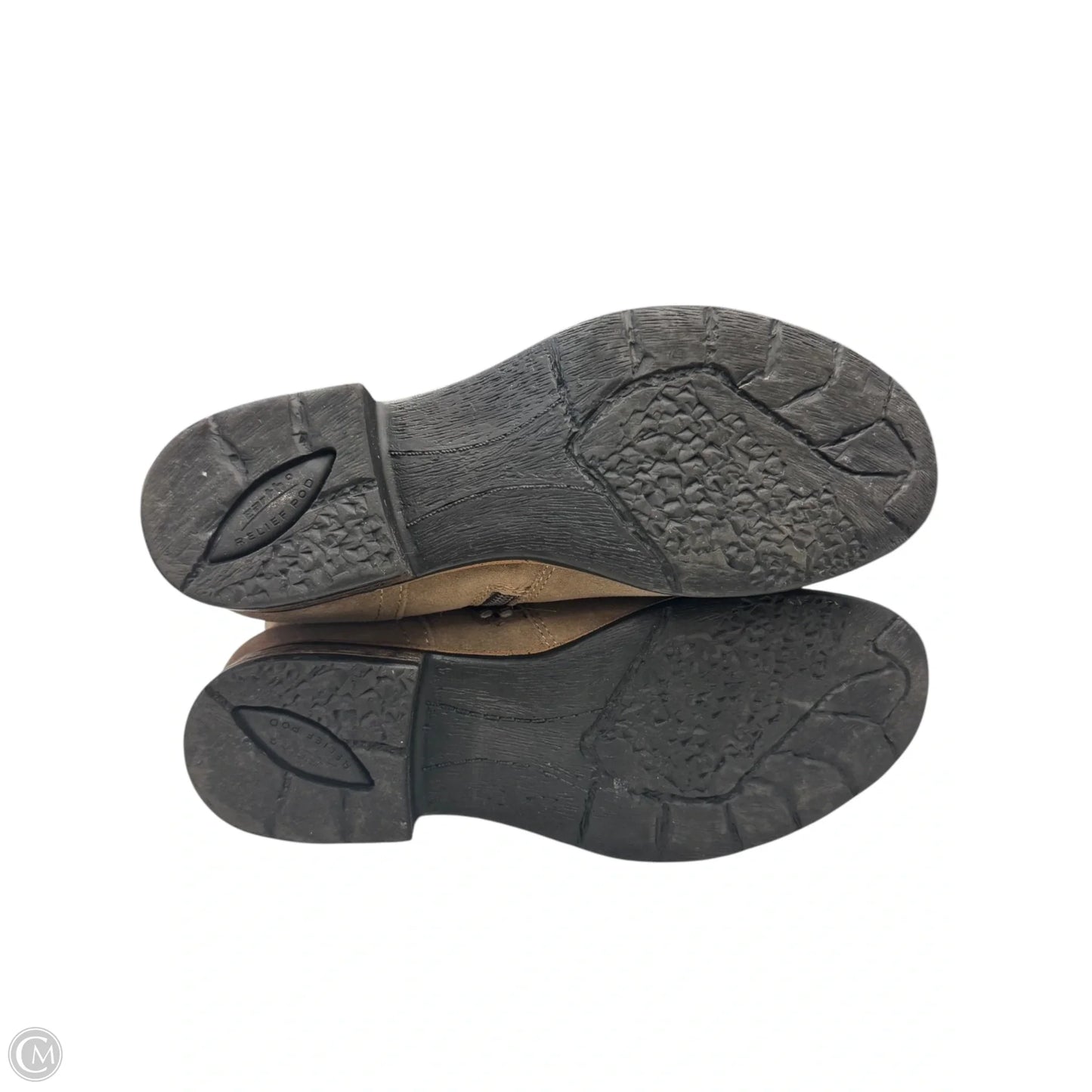 Boots Ankle Flats By Earth In Brown, Size: 6.5