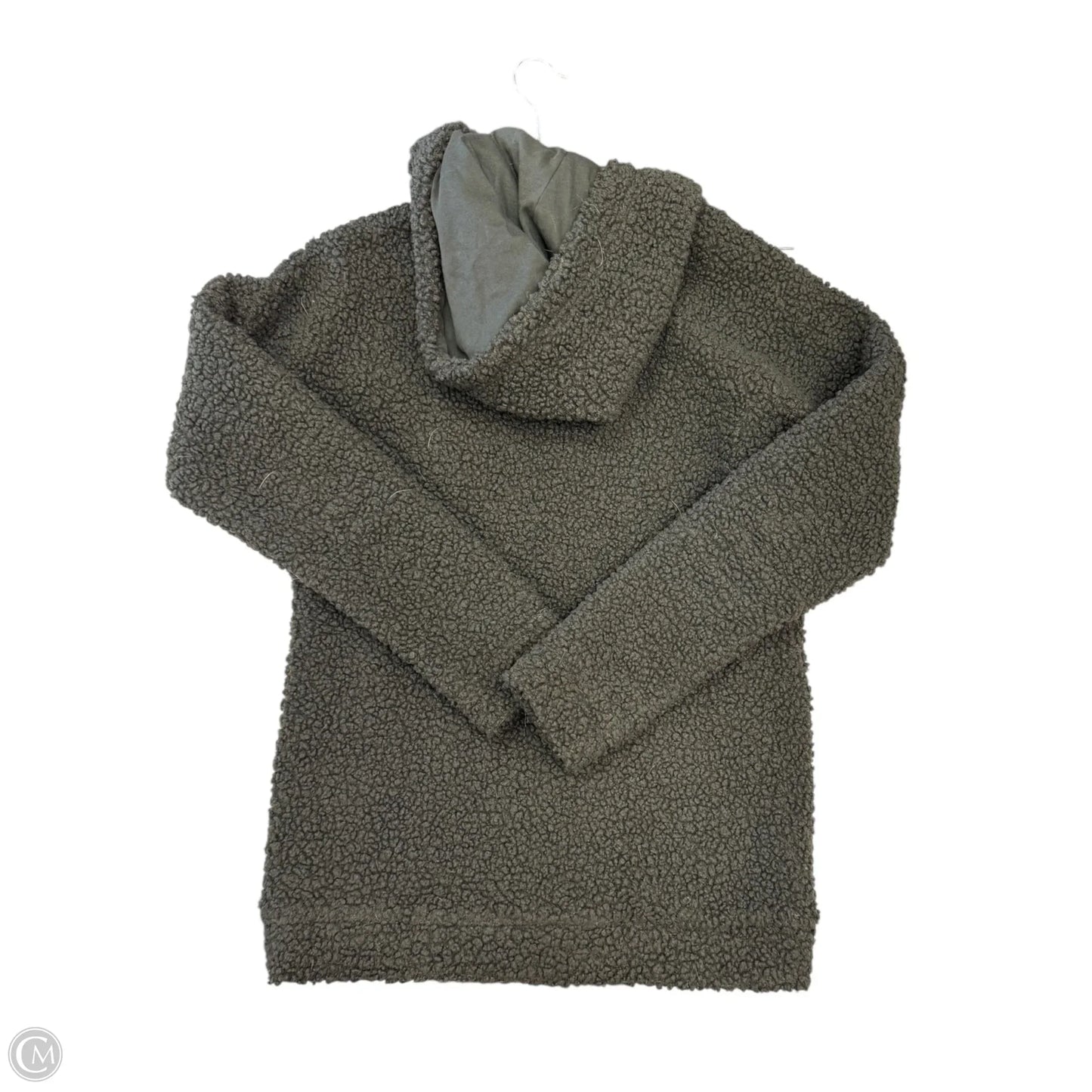 Jacket Faux Fur & Sherpa By Adidas In Green, Size: Xs