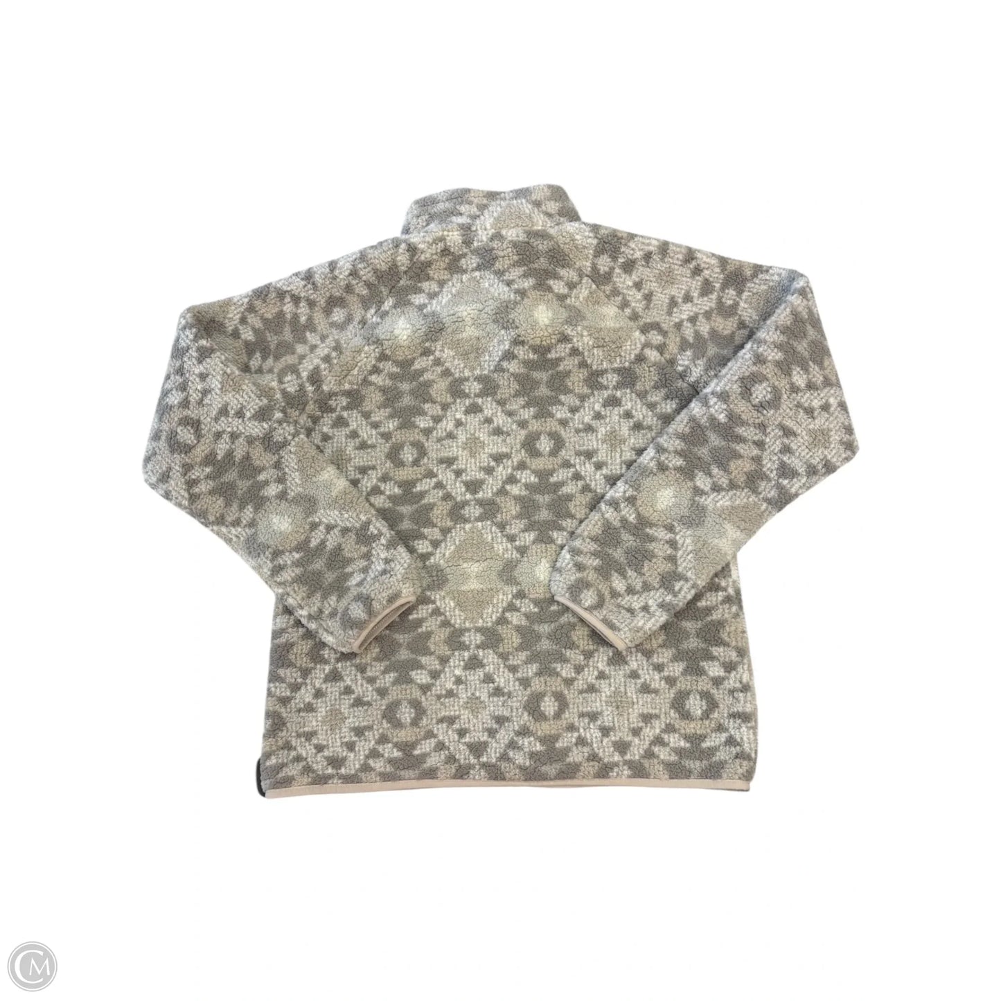 Jacket Fleece By Columbia In Beige, Size: M