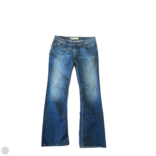 Jeans Boot Cut By Bke In Blue Denim, Size: 8