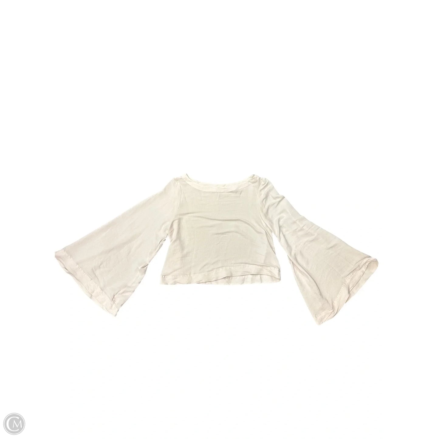 Blouse Long Sleeve By Free People In Cream, Size: L