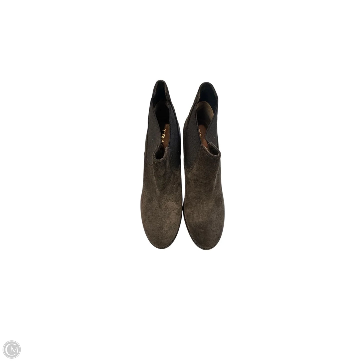 Boots Leather By Clothes Mentor In Brown, Size: 8.5