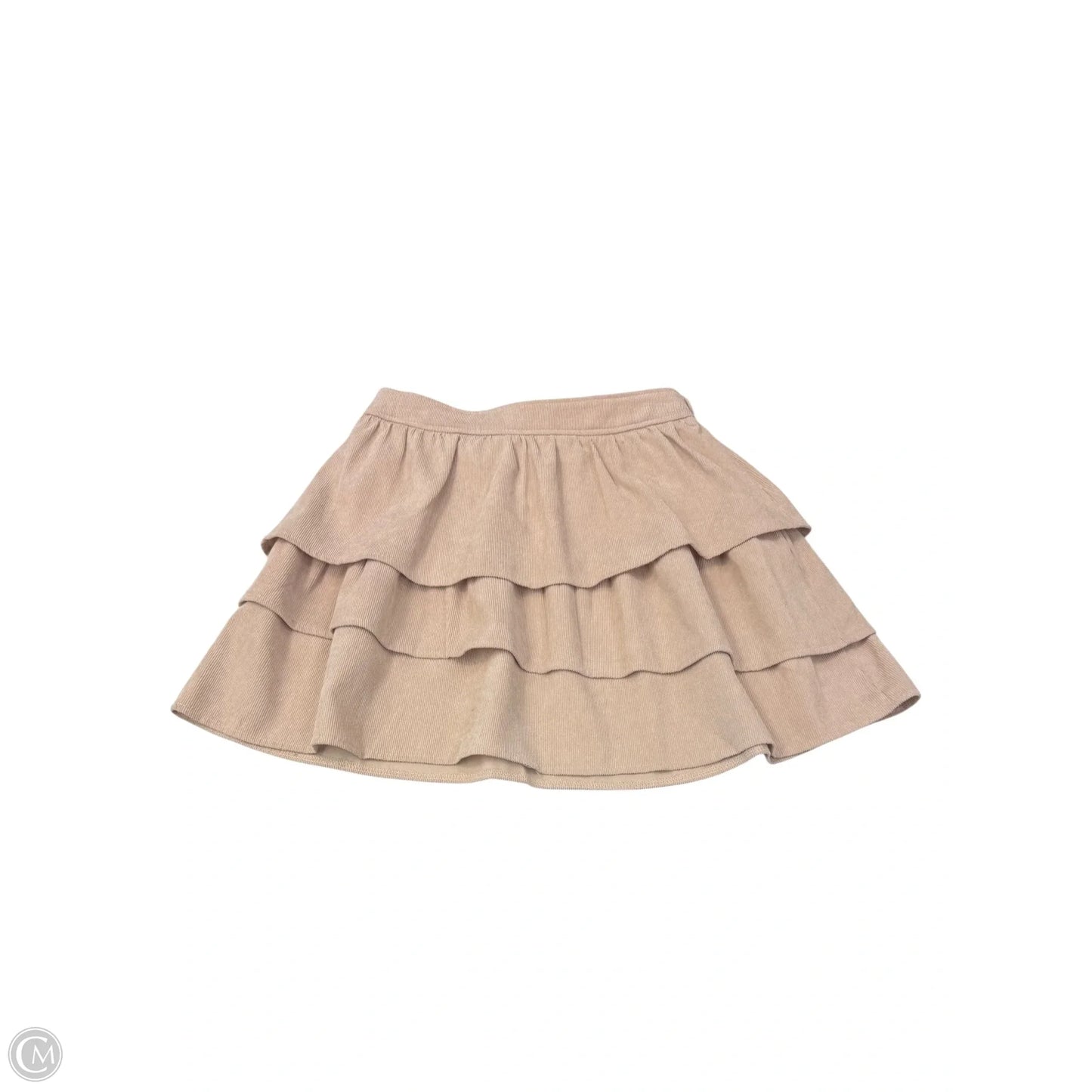 Skirt Mini & Short By Clothes Mentor In Tan, Size: S