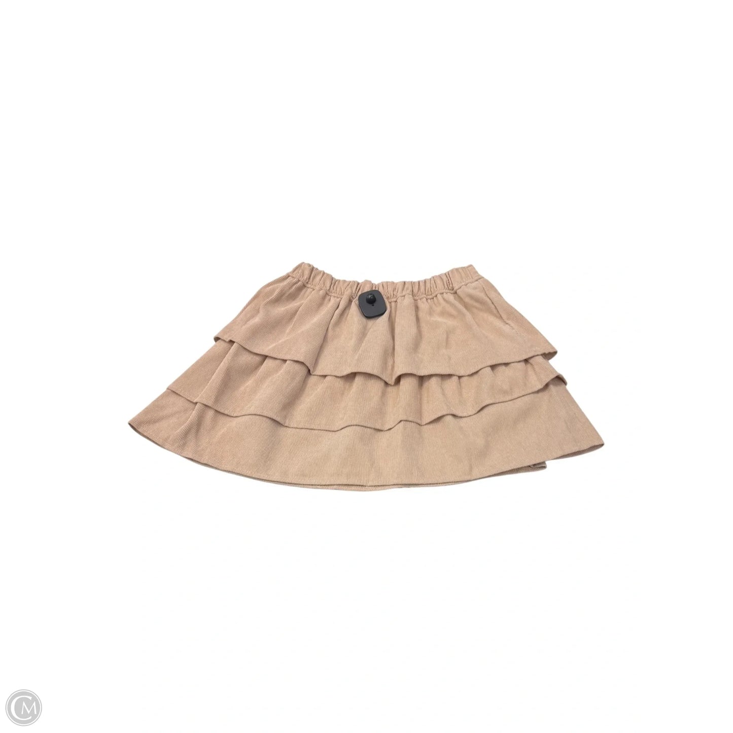 Skirt Mini & Short By Clothes Mentor In Tan, Size: S