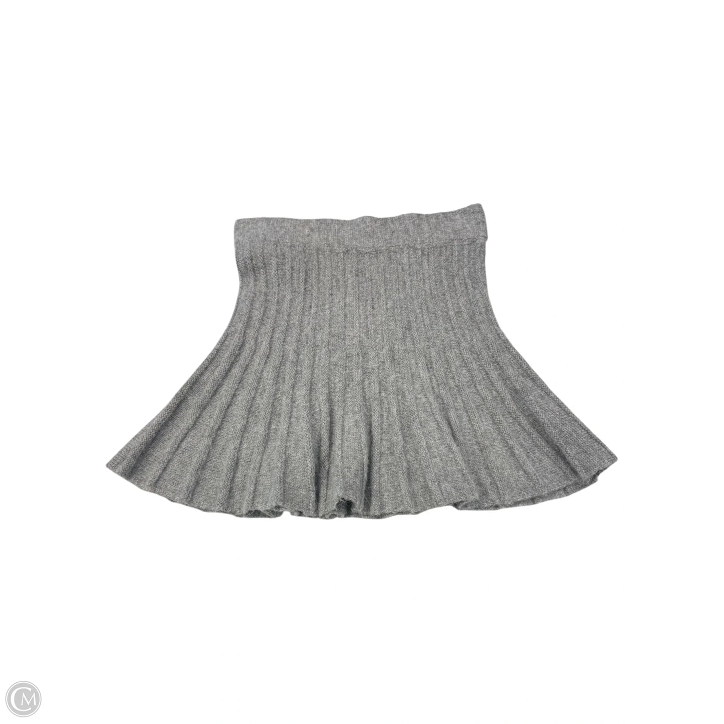 Skirt Midi By Zara In Grey, Size: S