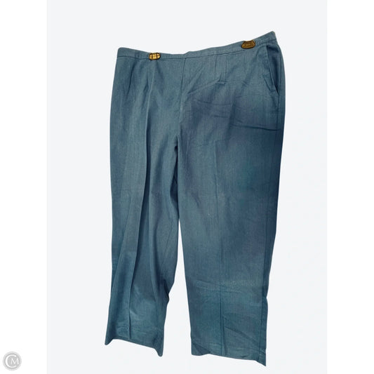Pants Dress By Alfred Dunner In Blue, Size: 24