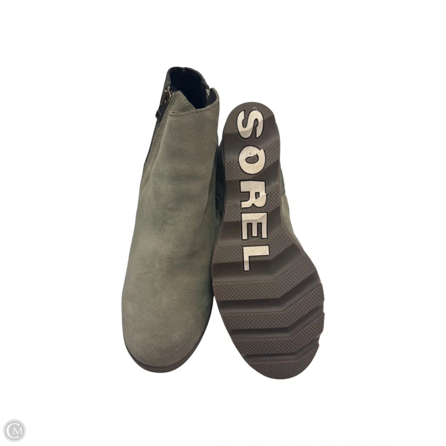 Boots Leather By Sorel In Green, Size: 10