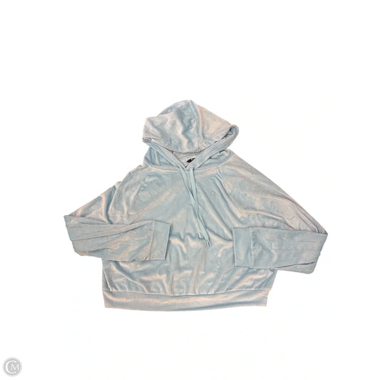 Sweatshirt Hoodie By Victorias Secret In Blue, Size: L
