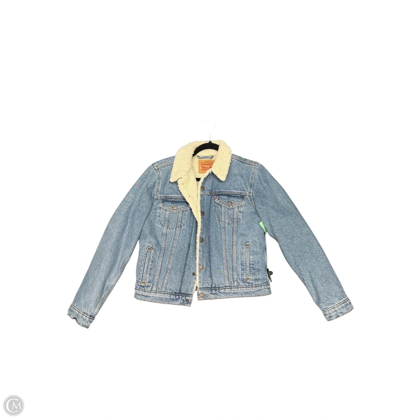 Jacket Denim By Levis In Blue Denim, Size: M