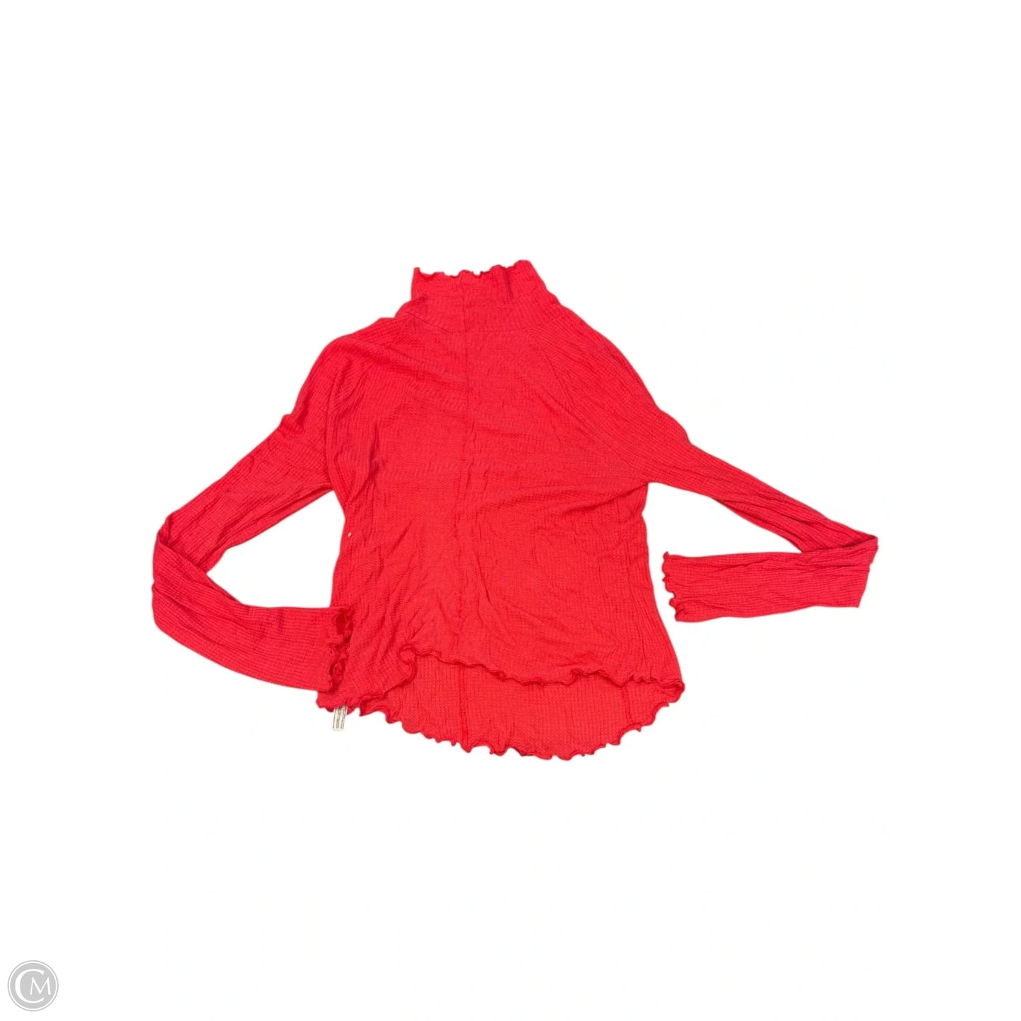 Top Long Sleeve By Free People In Orange, Size: M