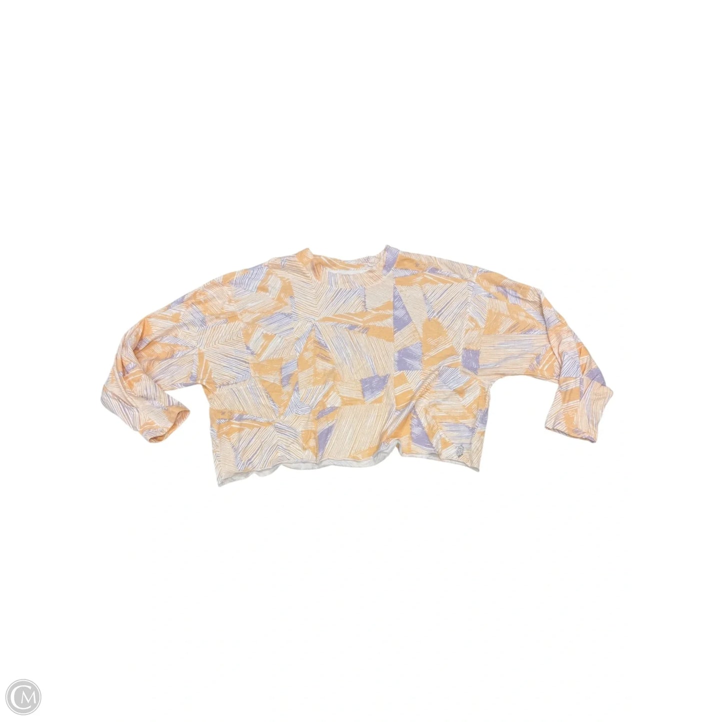 Top Long Sleeve By Free People In Peach, Size: M