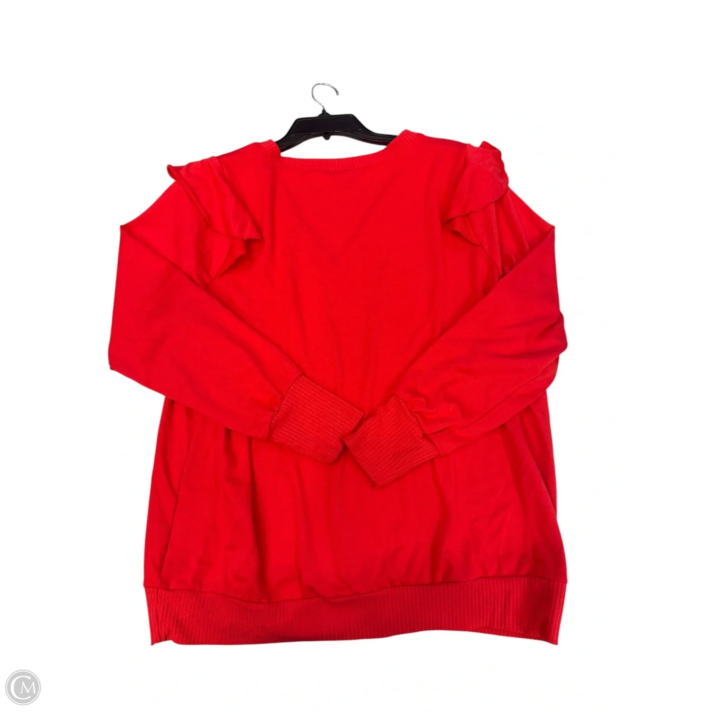 Top Long Sleeve By Torrid In Red, Size: L