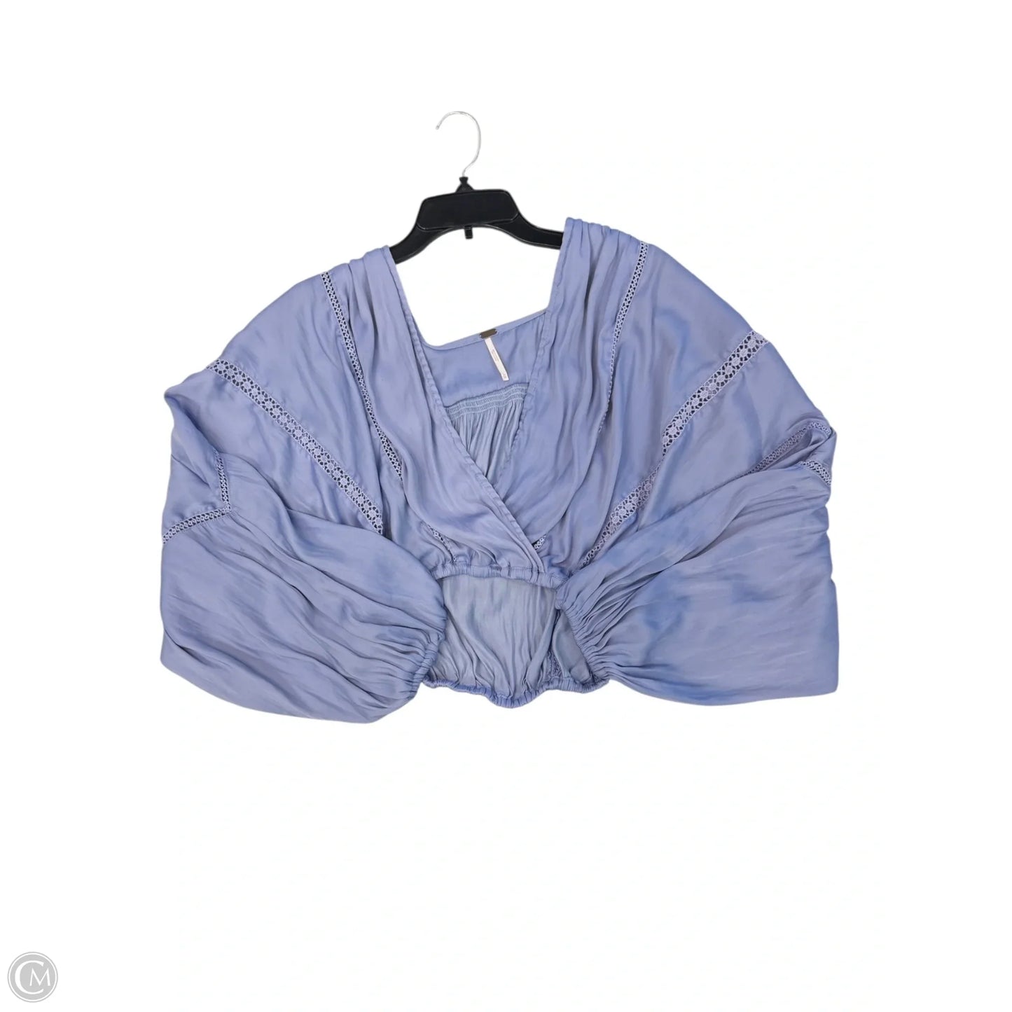 Blouse Long Sleeve By Free People In Purple, Size: Xs