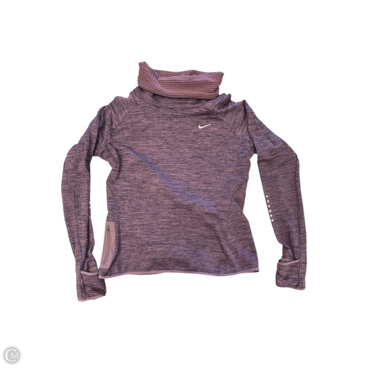 Top Long Sleeve By Nike Apparel In Purple, Size: M