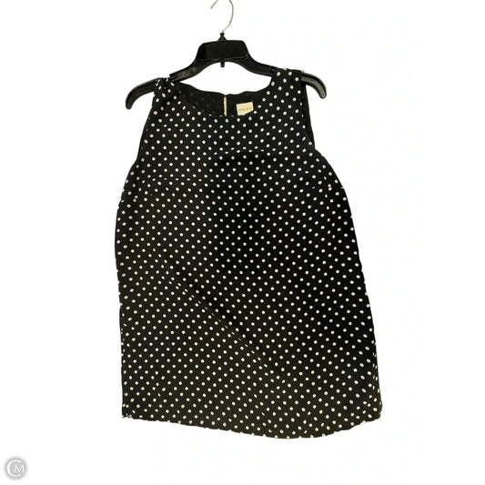 Blouse Sleeveless By Chicos In Black & White, Size: L
