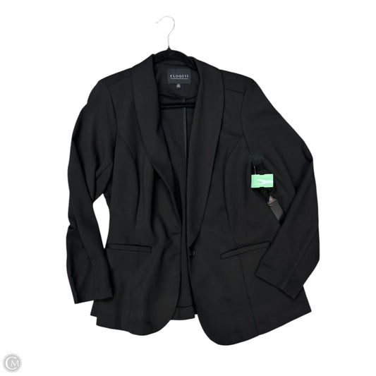 Blazer By Eloquii In Black, Size: 16