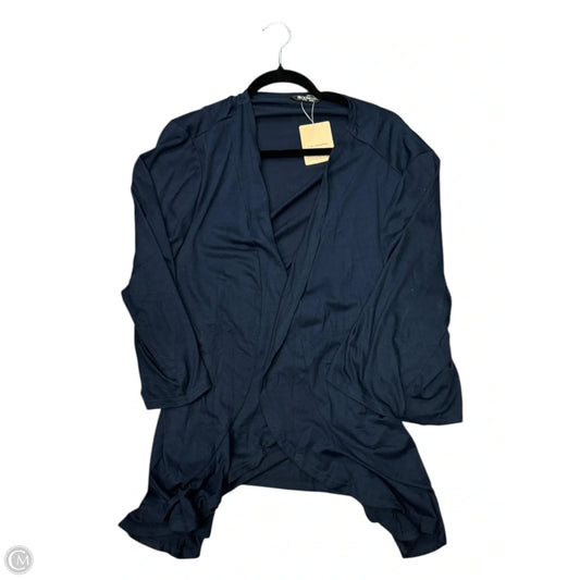 Cardigan By Bloomchic In Blue, Size: 26
