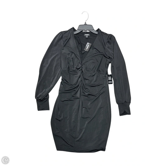 Dress Party Midi By Express In Black, Size: S