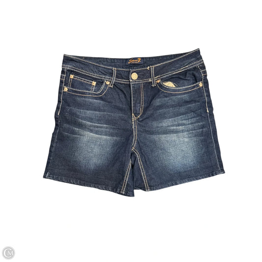Shorts By Seven 7 In Blue Denim, Size: 12