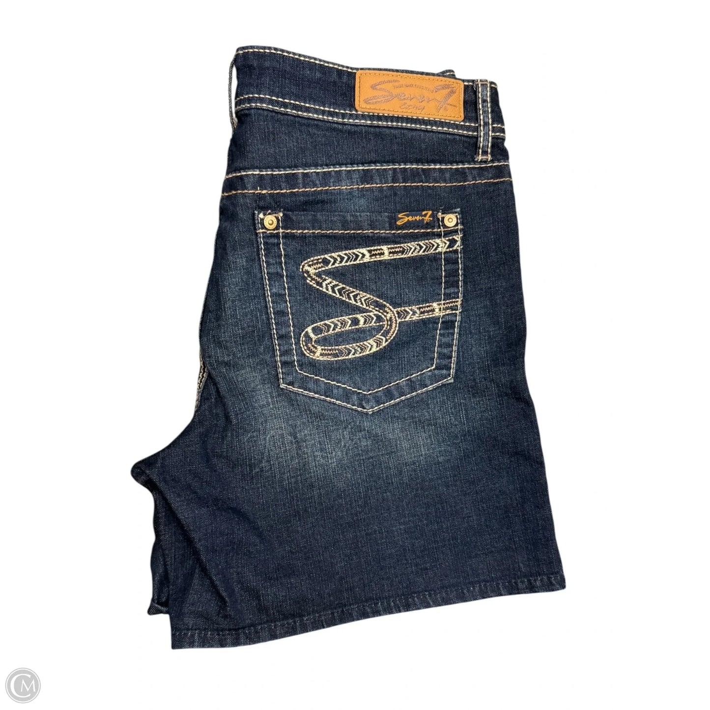 Shorts By Seven 7 In Blue Denim, Size: 12