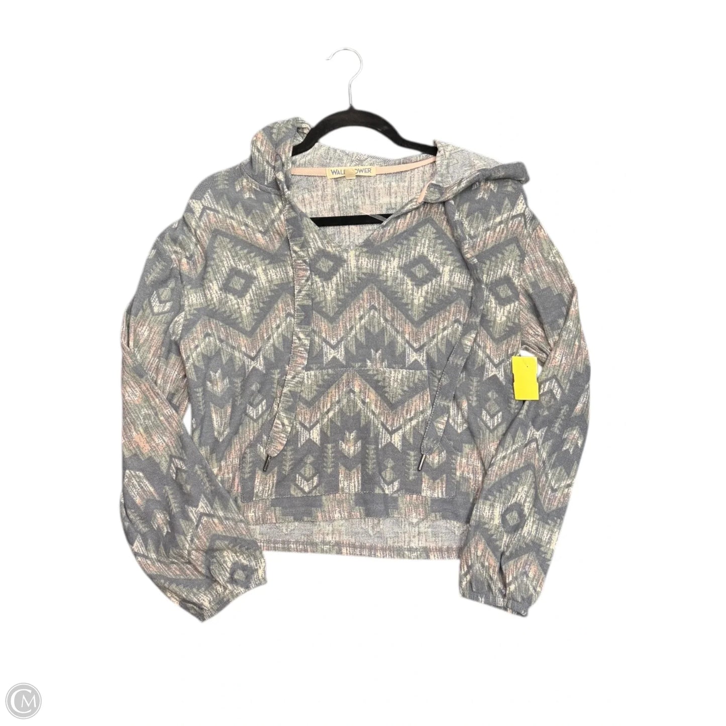 Top Long Sleeve By Wallflower In Blue, Size: L