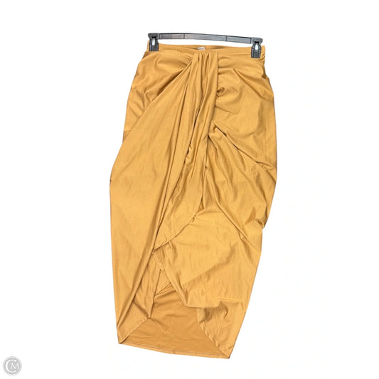 Skirt Maxi By Shein In Gold, Size: L