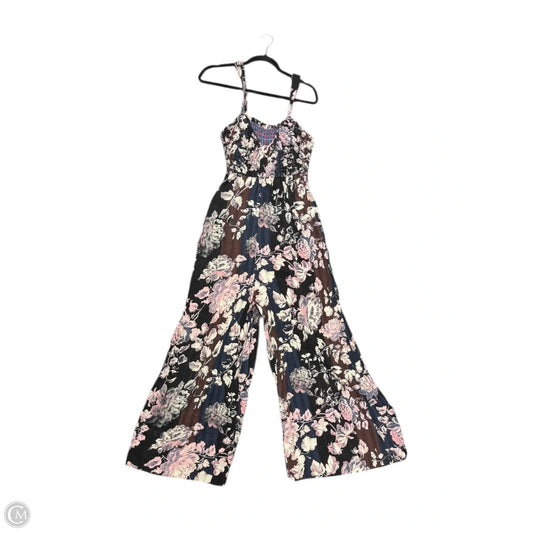 Jumpsuit By Free People In Blue & Pink, Size: L