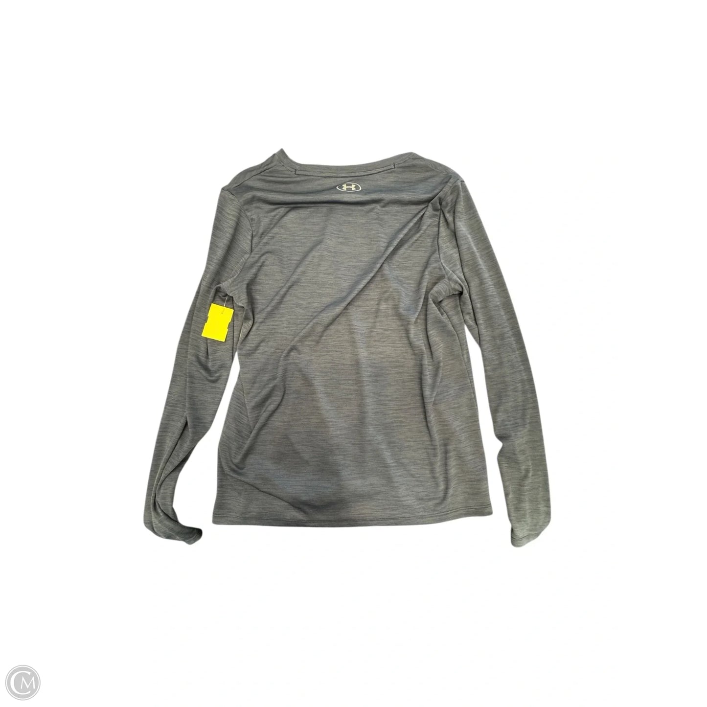 Athletic Top Long Sleeve Crewneck By Under Armour In Blue, Size: L