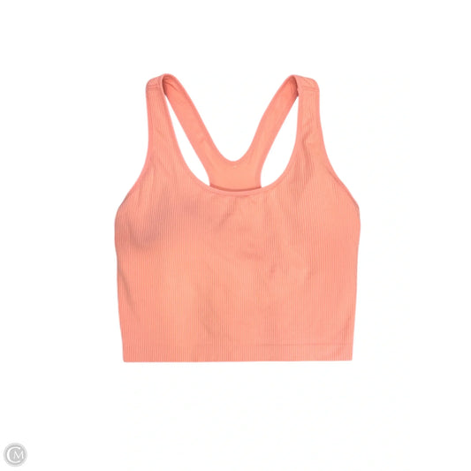 Athletic Bra By Clothes Mentor In Peach, Size: L