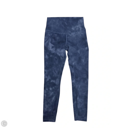 Athletic Leggings By Lululemon In Blue, Size: 6