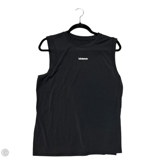 Athletic Tank Top By Lululemon In Black, Size: L