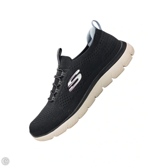 Shoes Sneakers By Skechers In Black, Size: 6
