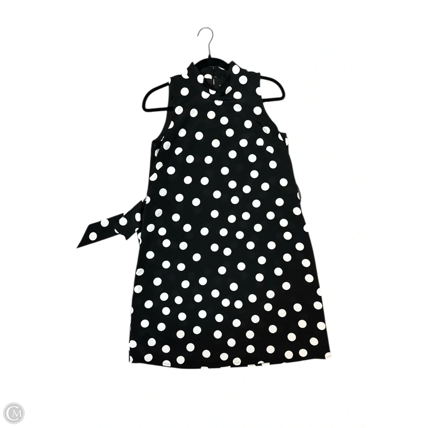 Dress Party Midi By White House Black Market In Polkadot Pattern, Size: 2
