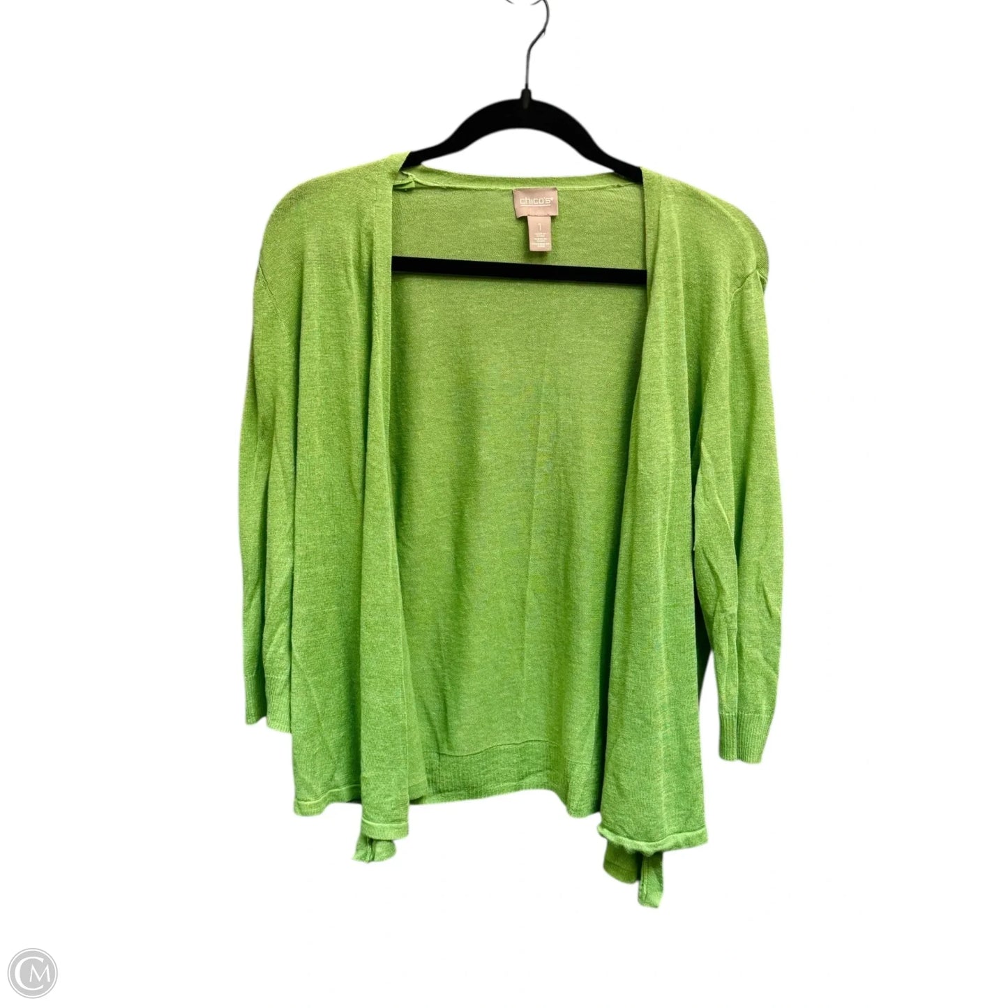 Cardigan By Chicos In Green, Size: M