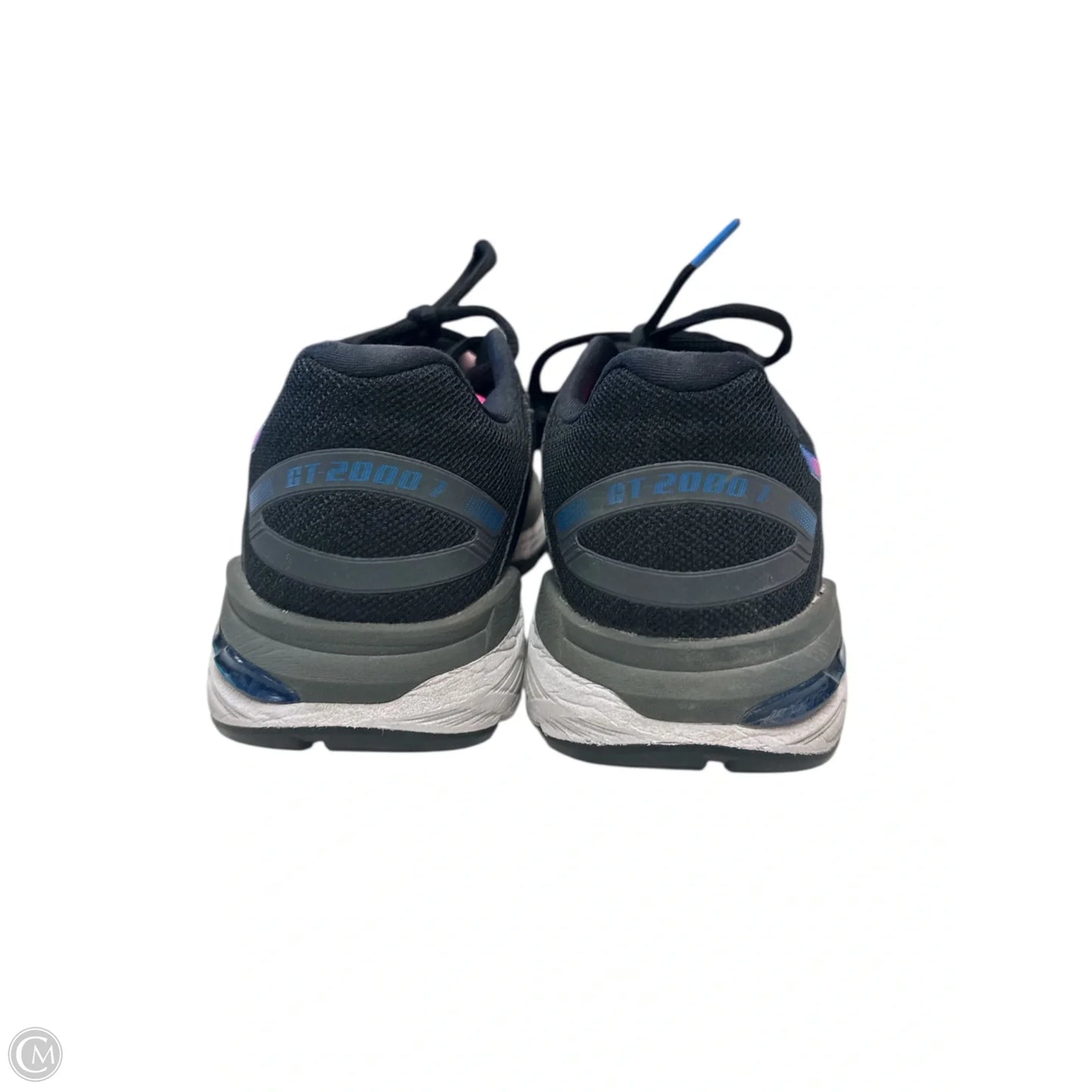 Shoes Athletic By Asics In Black & Pink, Size: 8