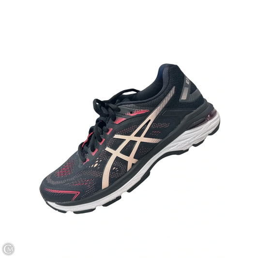 Shoes Athletic By Asics In Black & Red, Size: 8